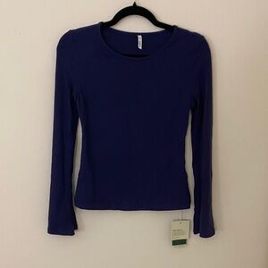 HALARA Women's Long Sleeve Top - Deep Blue